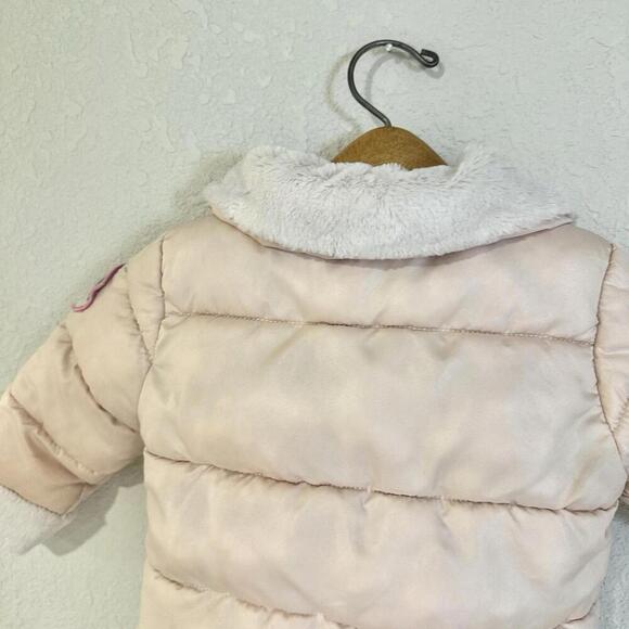 Jessica Simpson Pink Baby Girls' Puffer Jacket, Size 18M - Picture 5 of 11